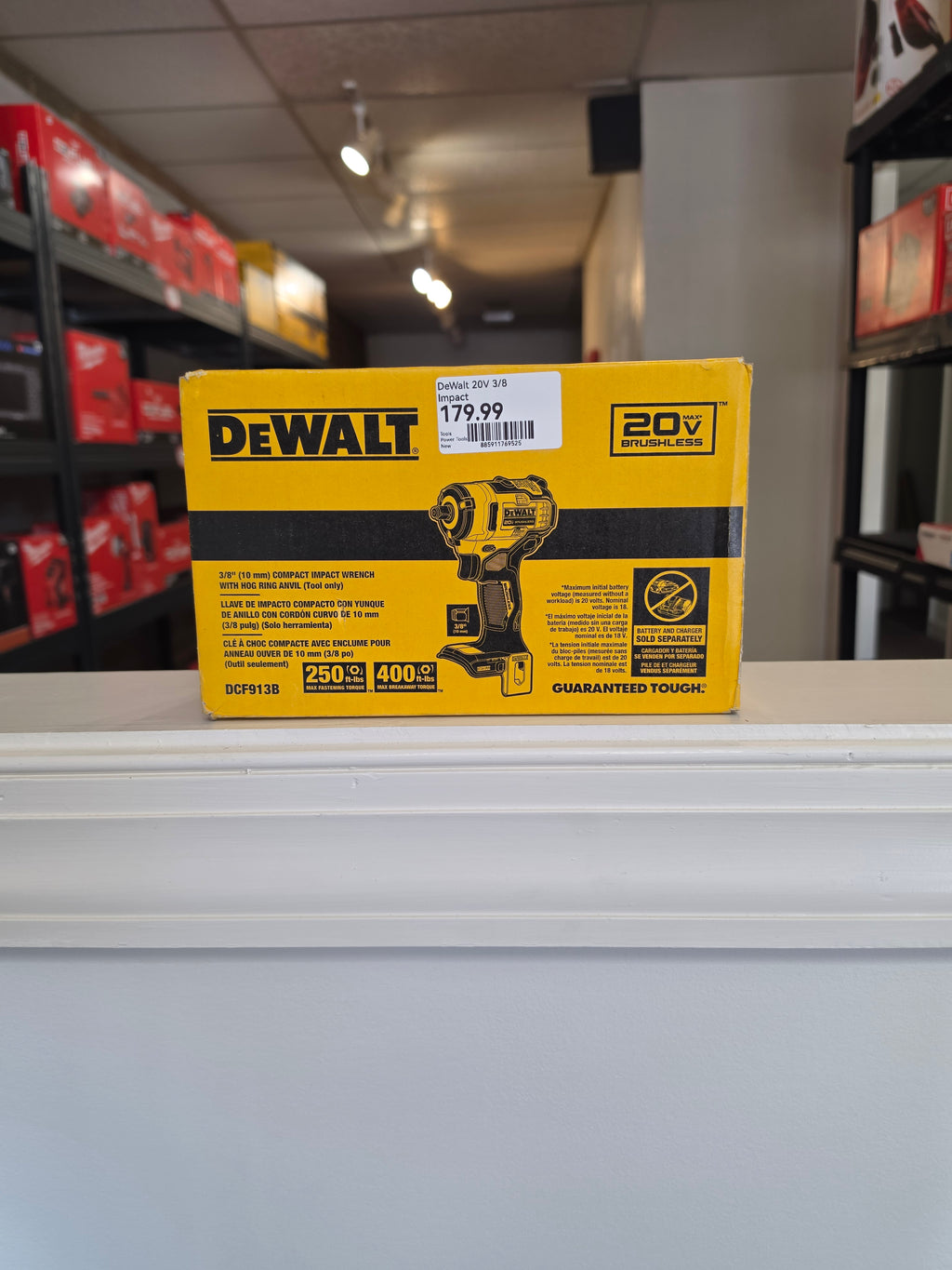 DEWALT 20V MAX 3/8 in Cordless Impact Wrench - Tool Only Web Deal