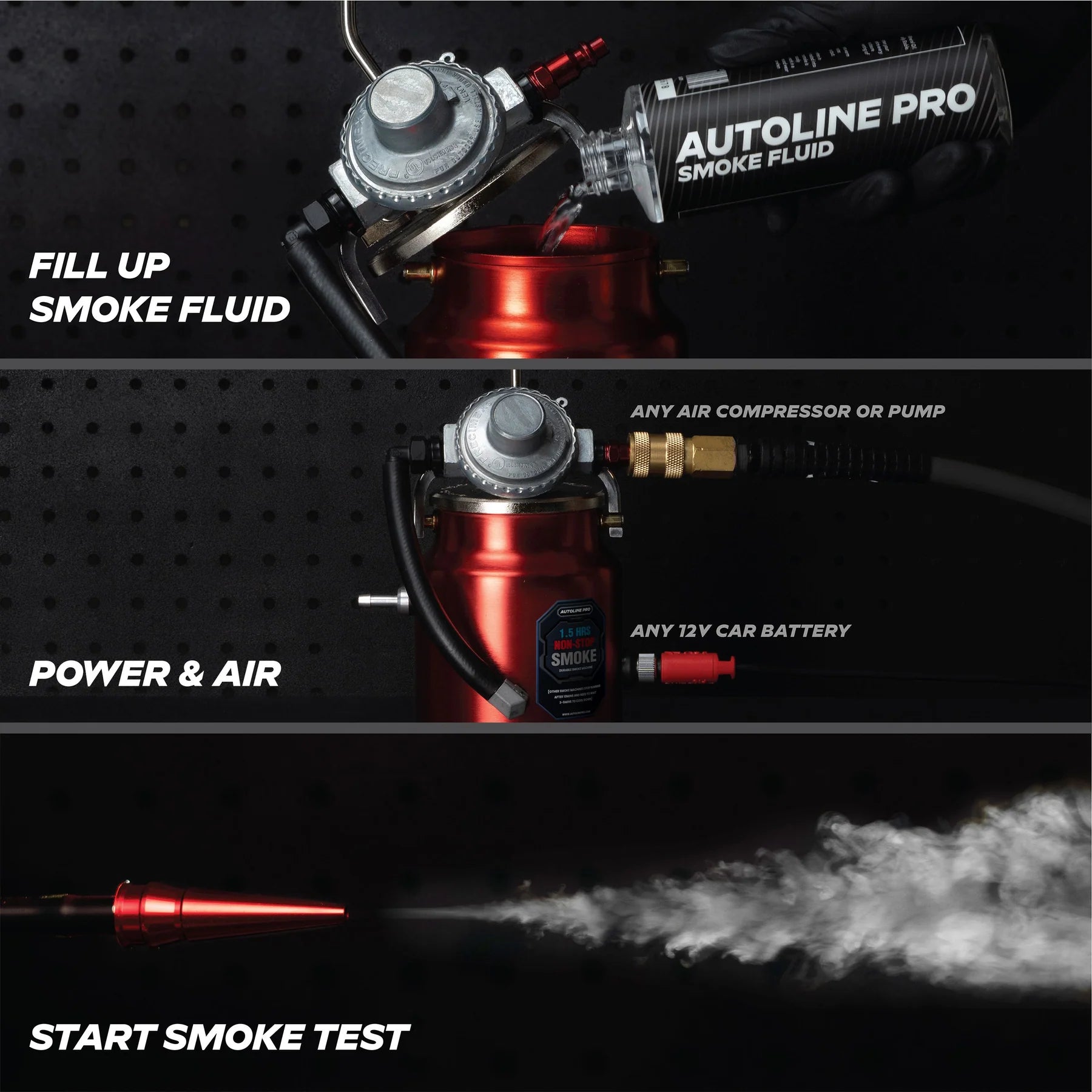 AutoLine Pro Shop Series EVAP Smoke Machine | Professional Leak Detector