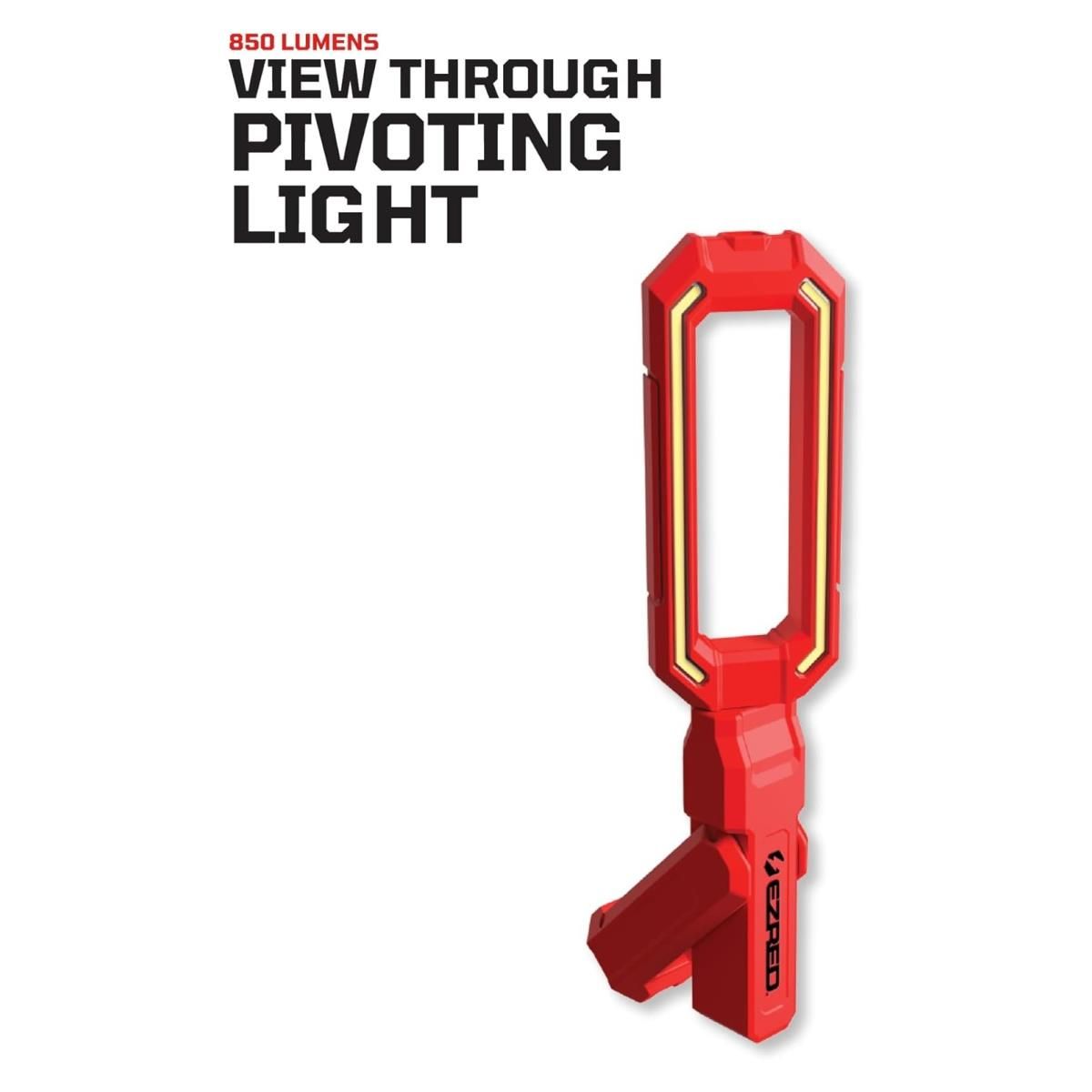 E-Z RED NP85VT 850-Lumen View-Through Rechargeable Magnetic Work Light