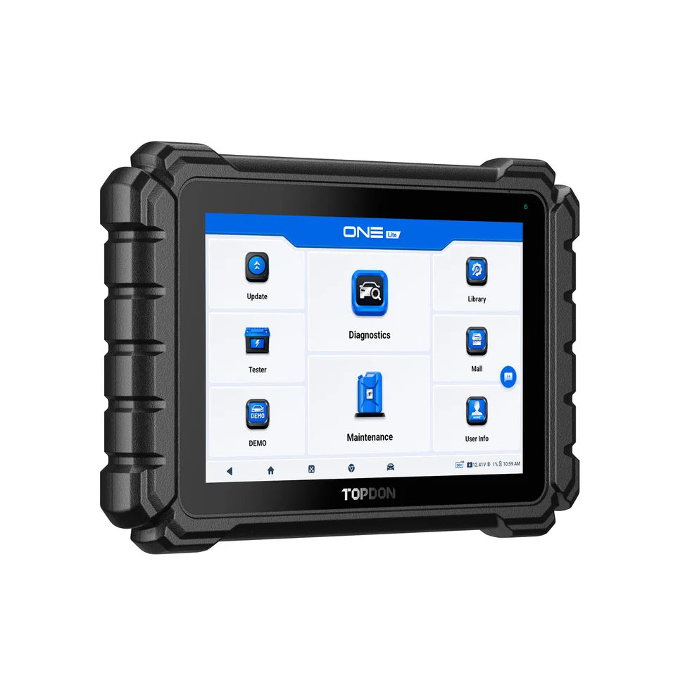 TOPDON ONE Lite Professional Automotive Diagnostic Scanner – 10.1" Tablet, J2534, ECU Coding & Topology Mapping