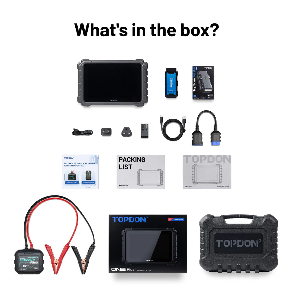 Topdon One Plus Automotive Diagnostic Scan Tool Programming Tool With Free Gifts