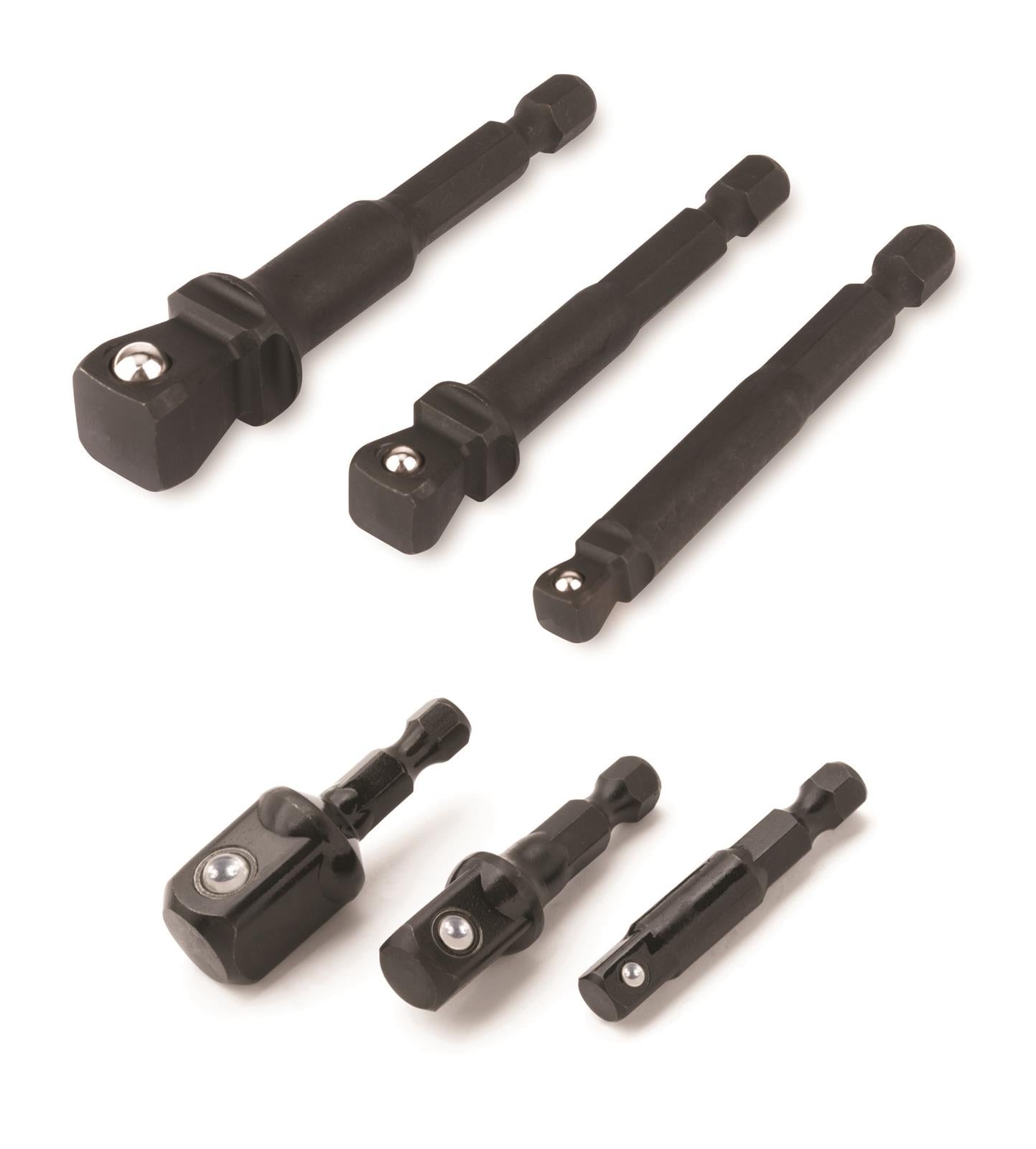 Titan 6-Piece Stubby and Wobble Socket Adapter Sets 12001
