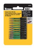 Titan 10-Piece Impact Star Bit Sets 16076