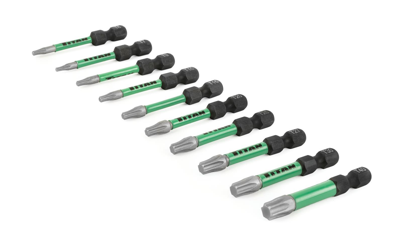 Titan 10-Piece Impact Star Bit Sets 16076