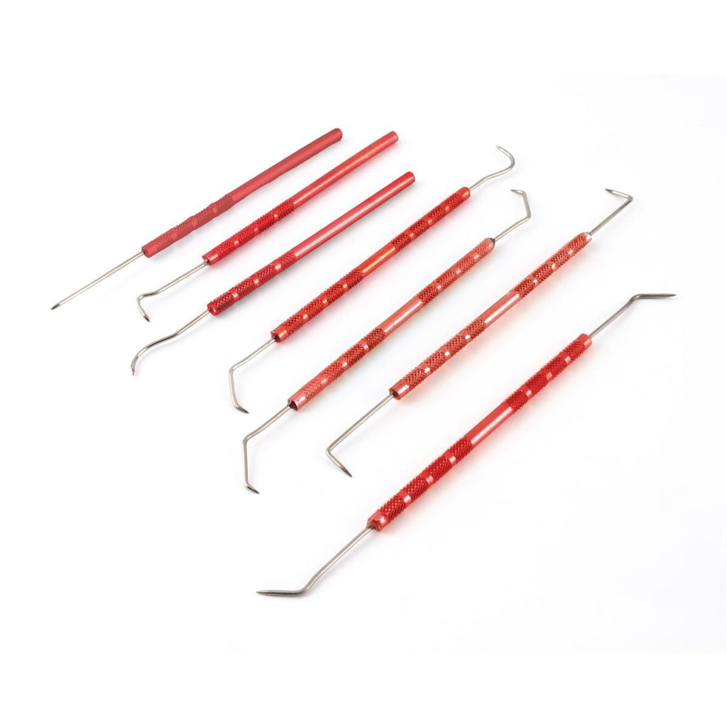 Titan 85525 7-Piece Pick, Probe & Scribe Set – Stainless Steel Tips