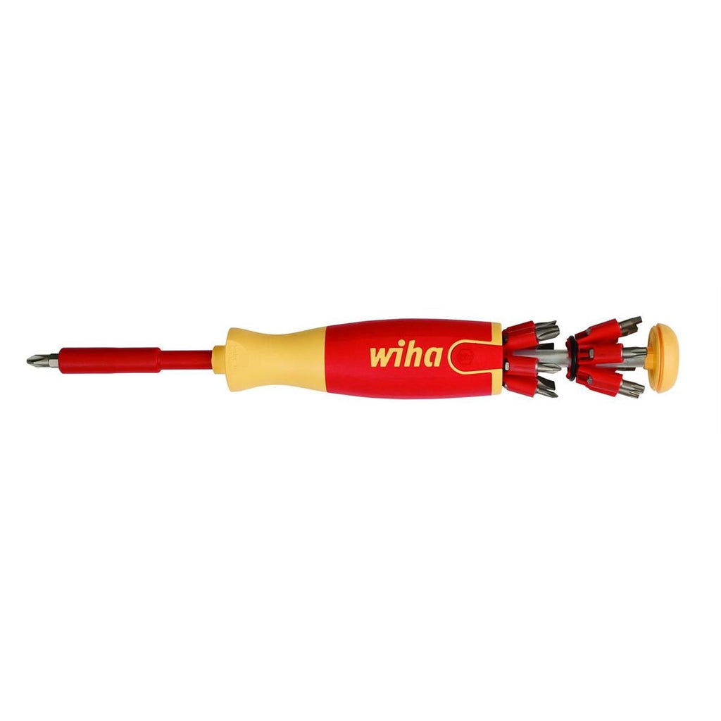 Wiha 38051 14-Piece 1000V Insulated Pop-Up Multi-Bit Screwdriver Set
