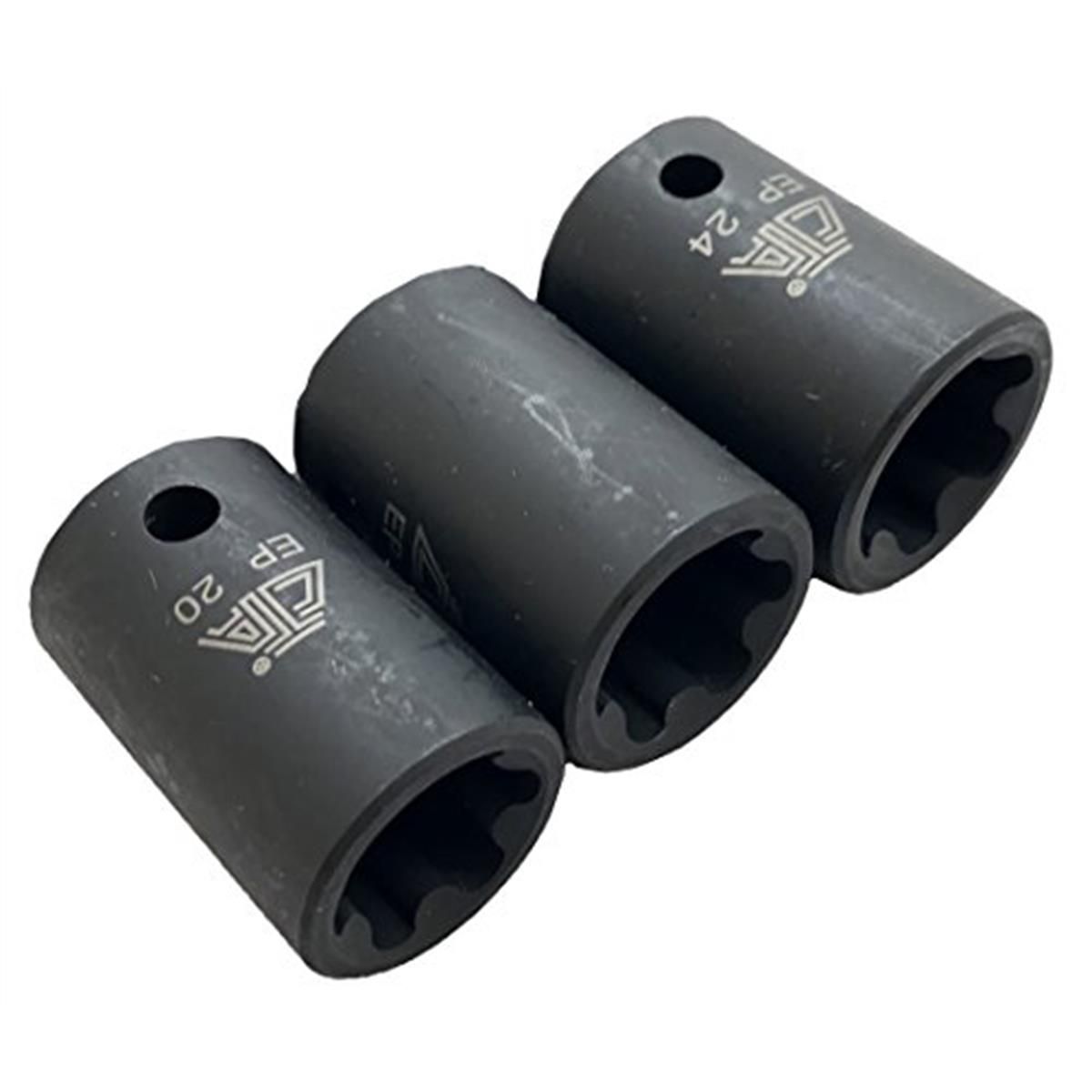 CTA Tools 3-Piece 1/2" Drive Torx Plus Impact Socket Set – 9666